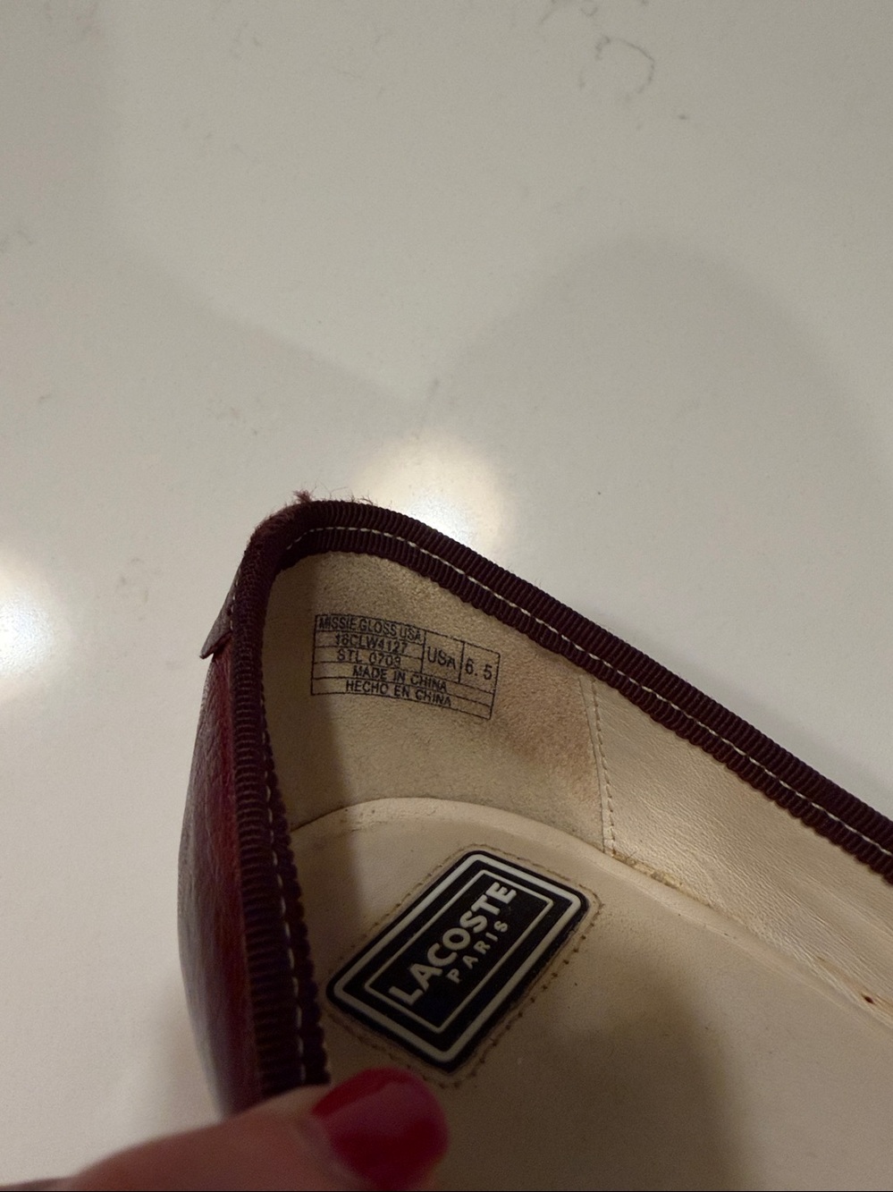 Lacoste Missie leather pumps - Picture 9 of 9